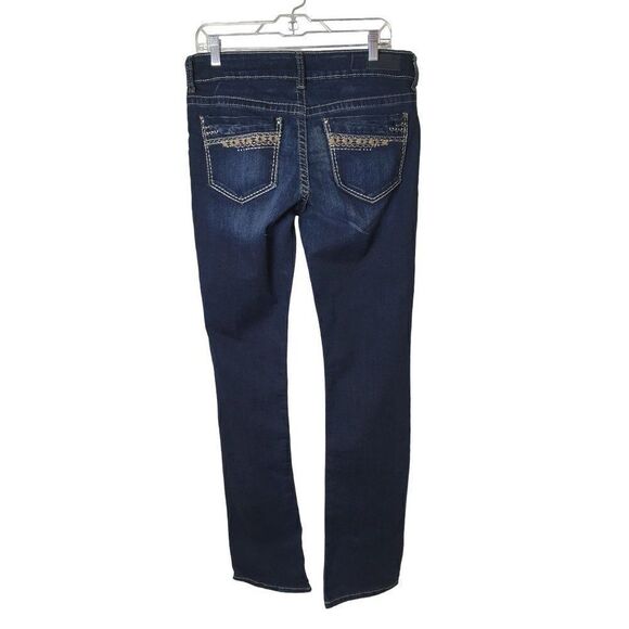 Daytrip Women's Jeans Slim Boot Dark Denim Embroidered Jeans 31" NWOT - Picture 2 of 9